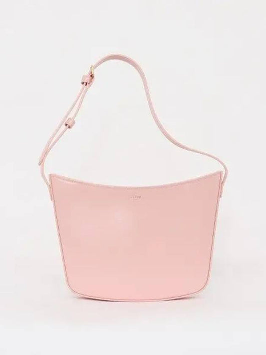 Medium Shiny Calfskin Croque Shoulder Bag Pink - CELINE - BALAAN 2