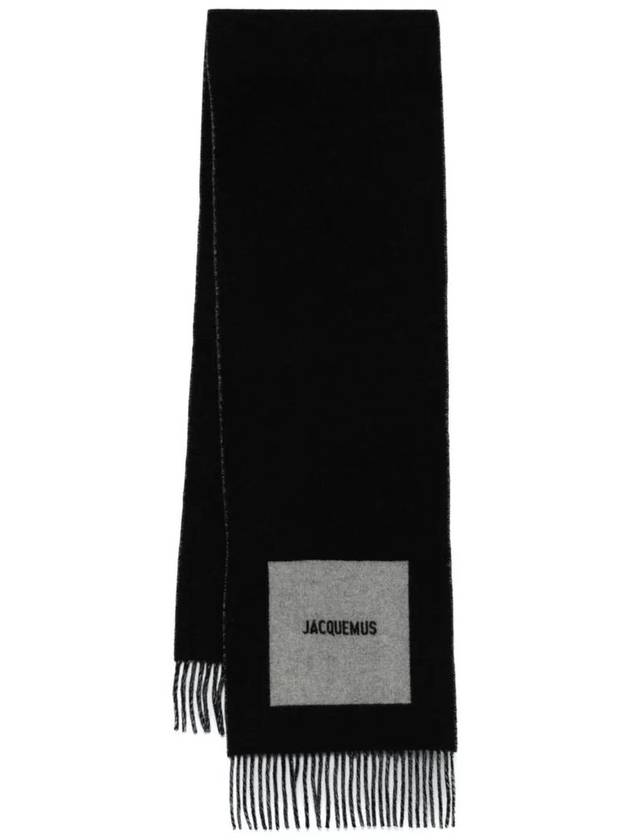 Jacquemus L`Echarpe Rond Carre Scarf - JACQUEMUS - BALAAN 1