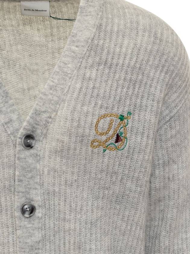 Drôle De Monsieur Cardigan With Logo - DROLE DE MONSIEUR - BALAAN 3