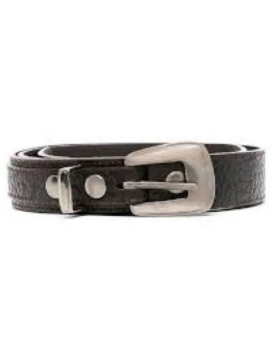 Minimal Western Leather Belt Dark Brown - LEMAIRE - BALAAN 2