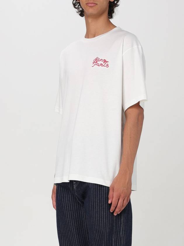 T-shirt Kenzo in cotone con stampa logo - KENZO - BALAAN 4