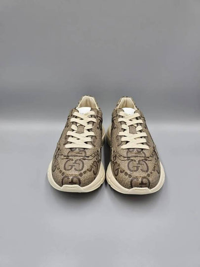 Women s GG Logo Rhyton Sneakers 680915 - GUCCI - BALAAN 2