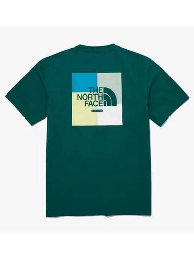 The North Face NT7UQ12M White Label Color Peak EX Short Sleeve T Shirt - THE NORTH FACE - BALAAN 1