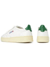 Medalist Green Tab Leather Low Top Sneakers White - AUTRY - BALAAN 7