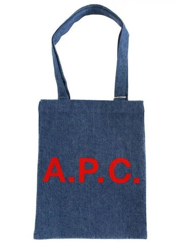 Logo Shoulder Bag Blue - A.P.C. - BALAAN 1