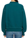 Moby Logo Print Sweatshirt Teal - ISABEL MARANT - BALAAN 5