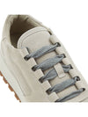 Women's Suede Low Top Sneakers Beige - BRUNELLO CUCINELLI - BALAAN.