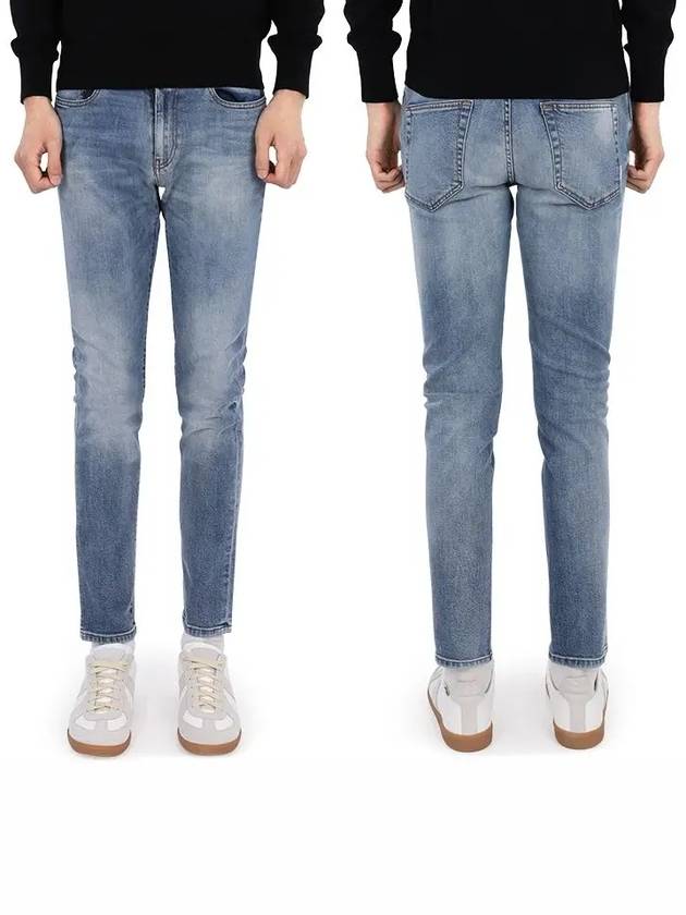 Torino Washed Denim Skinny Jeans Blue - PT01 - BALAAN 3