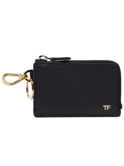 TF Logo Key Holder Black - TOM FORD - BALAAN 2