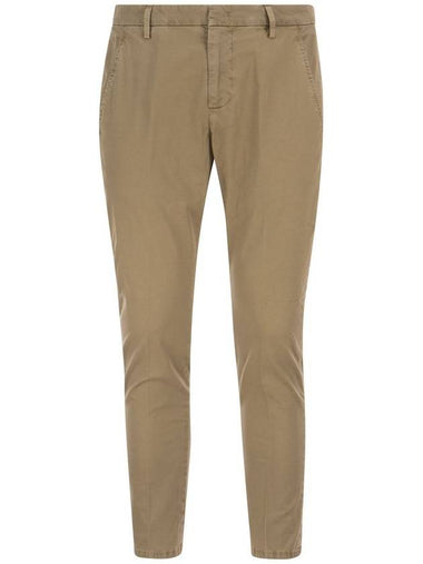 ALFREDO - Slim-fit cotton trousers - DONDUP - BALAAN 1