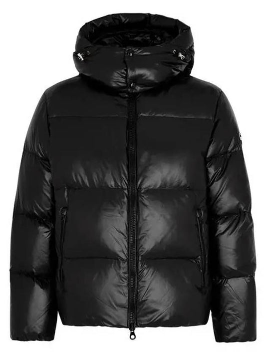 TIFO hooded down jacket black - DUVETICA - BALAAN 1