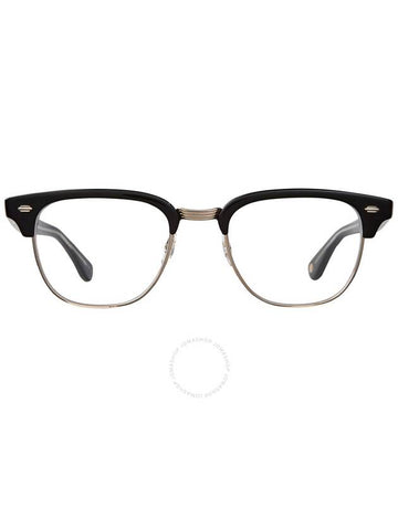 Garrett Leight ELKGROVE Demo Square Eyeglasses 3036 BK-G 49 - GARRETT LEIGHT - BALAAN 1