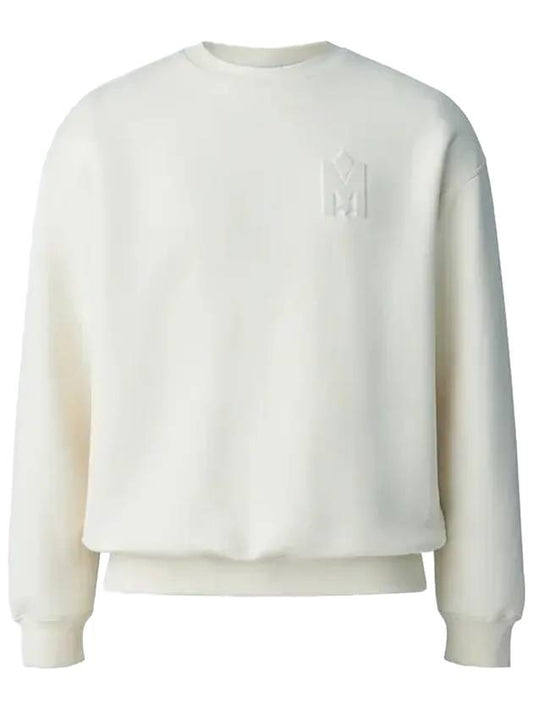 Max Crew Neck Double Face Jersey Sweatshirt Cream - MACKAGE - BALAAN.