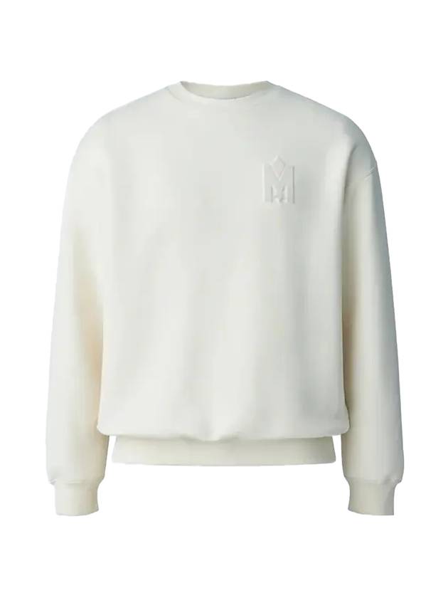 Max Crew Neck Double Face Jersey Sweatshirt Cream - MACKAGE - BALAAN 1