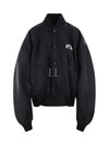 New York Embroidery Bomber Jacket Black - BALENCIAGA - BALAAN 2