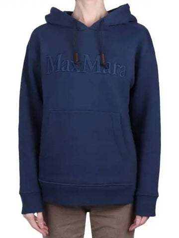 S Women Agre brushed hoodie blue 004 270726 1119070 - MAX MARA - BALAAN 1