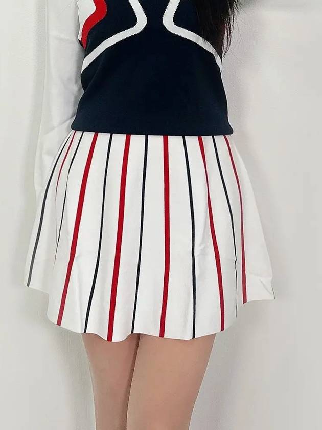 River Knit Skirt Golf Wear White GWSD06945 - J.LINDEBERG - BALAAN 1