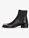 Leather metallic toe cap Austin Chelsea boots bh602eh0r0 - GIVENCHY - BALAAN 3