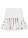 golfwear three-color pleated knit skirt white - ONOFF - BALAAN 6