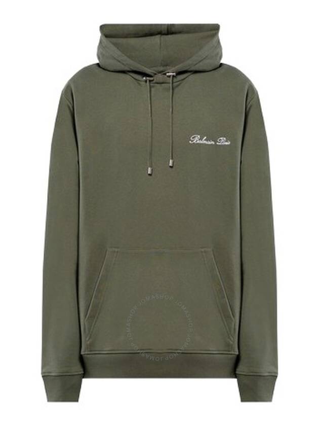 Balmain Signature Cotton Hoodie, Size Large - BALMAIN - BALAAN 1