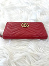 Daol Sangin Store Marmont Matelasse Long Wallet Red 443123 Condition A - GUCCI - BALAAN 5