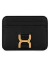 Marci Leather Card Wallet Black - CHLOE - BALAAN 1