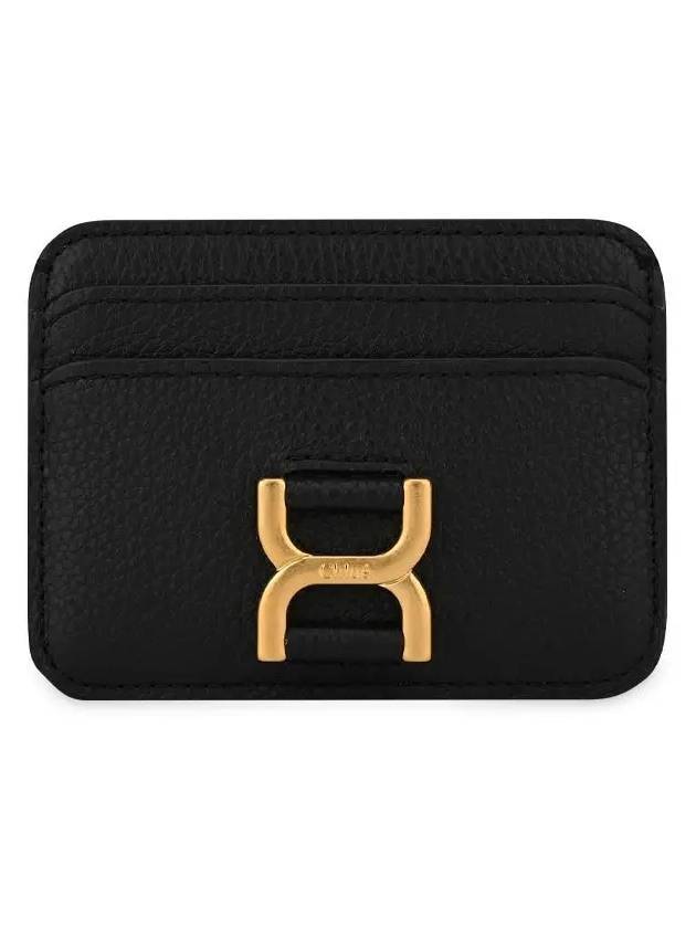 Marci Leather Card Wallet Black - CHLOE - BALAAN 1