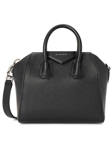 Antigona Leather Tote Bag Black - GIVENCHY - BALAAN 1