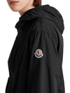 Fegeo Logo Patch Zip Up Hoodie Black - MONCLER - BALAAN 5