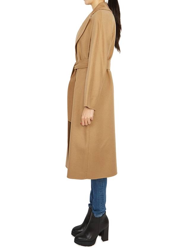 Women's Cles Virgin Wool Single Coat Camel - MAX MARA - BALAAN 4