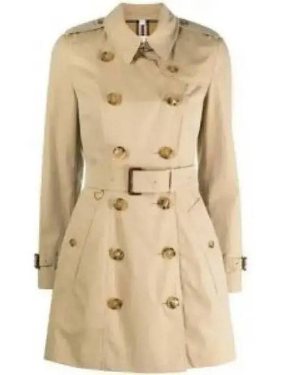 Chelsea Cotton Trench Coat Beige - BURBERRY - BALAAN 2