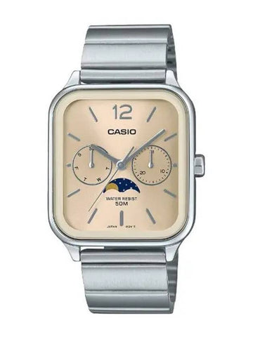 Metal Wrist Watch Moon Phase MTP M305D 9A - CASIO - BALAAN 1