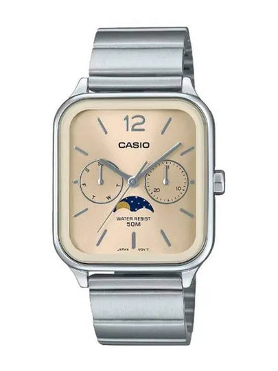 Metal Watch Couple Moon Phase MTP M305D 9A - CASIO - BALAAN 2