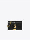 Greca goddess Gold Mini Calf Leather Shoulder Bag Black - VERSACE - BALAAN 2