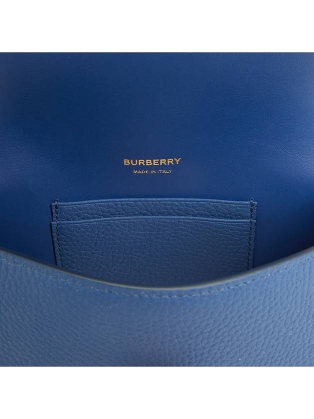 TB Grainy Leather Mini Cross Bag Blue - BURBERRY - BALAAN 11