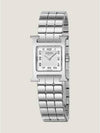 H Hour Mini Model 21mm Watch Silver - HERMES - BALAAN 4