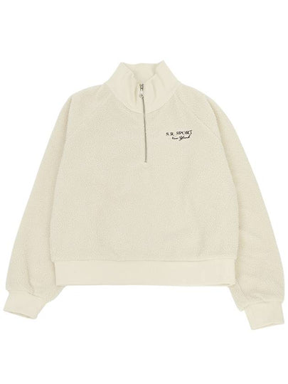 Embroider Logo Sweatshirt Ivory - SPORTY & RICH - BALAAN 2