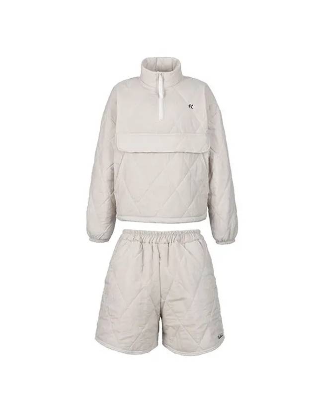 Playable quilted t-shirt short pants suit - P_LABEL - BALAAN 8