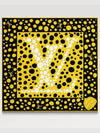 Infinity Dot Square 45 Scarf Yellow Black - LOUIS VUITTON - BALAAN 2