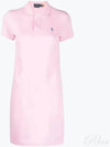 Women's Pony Logo Midi Dress Pink - POLO RALPH LAUREN - BALAAN 2