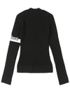 sleeve logo point basic knit BLACK WOMAN M3322PKT14BLK - MALBON GOLF - BALAAN 3