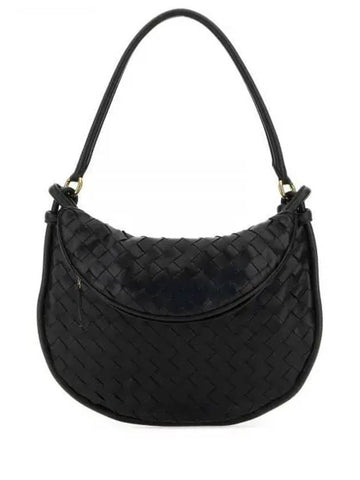 Intrecciato Gemelli Medium Tote Bag Black - BOTTEGA VENETA - BALAAN 1