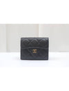 Classic chain mini bag caviar card wallet black gold AP0238 - CHANEL - BALAAN 3