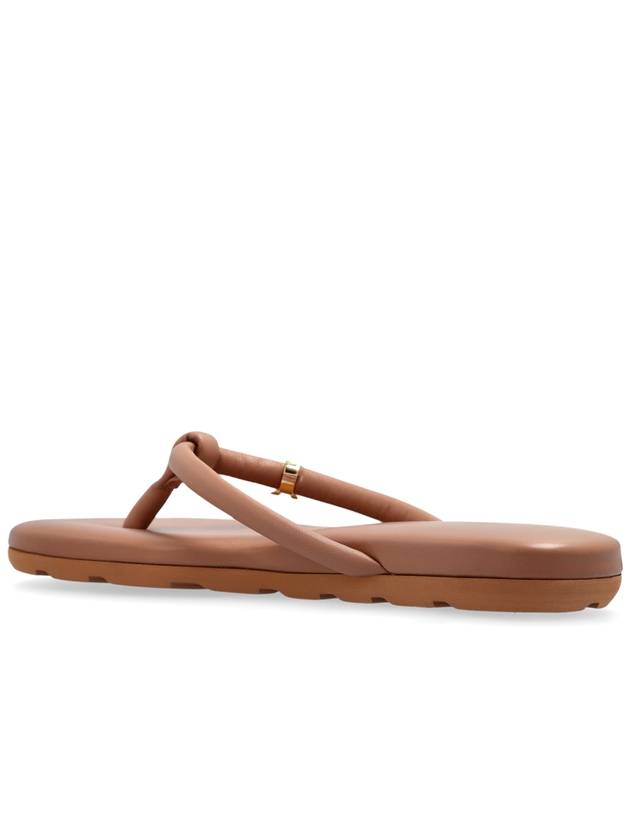 Gianvito Rossi Leather Flip-flops, Women's, Pink - GIANVITO ROSSI - BALAAN 5