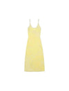 Women's Lemons On A Plate Sleeveless Long Dress Yellow - HOUSE OF SUNNY - BALAAN 2