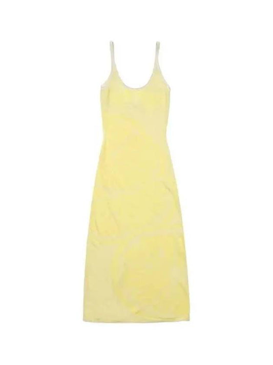 Women's Lemons on a Plate Sleeveless Dress Yellow VOL21105 B - HOUSE OF SUNNY - BALAAN 1