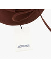 Le Bob Gadjo Knotted Bucket Hat Brown - JACQUEMUS - BALAAN 4