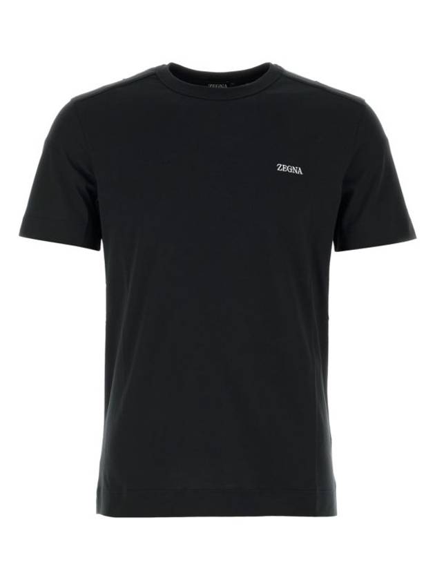 pure cotton t shirt - ERMENEGILDO ZEGNA - BALAAN 1