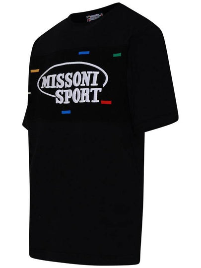 Missoni Black Cotton T-Shirt - MISSONI - BALAAN 2