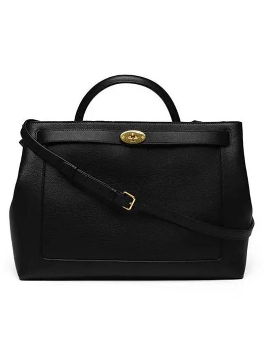 Islington Leather Tote Bag Black - MULBERRY - BALAAN 2